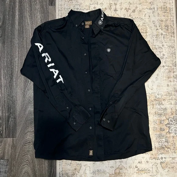 Ariat Men's Black Shirt Jacket - Picture 1 of 6